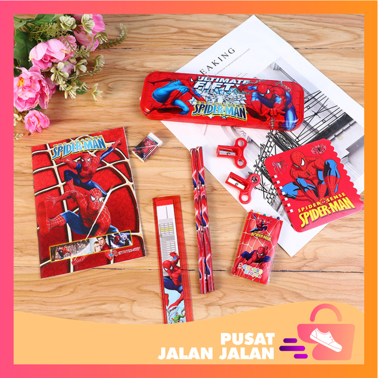 

PJJ - S5982 Stationery Set 8 In 1 Lucu / Set Alat Tulis 8 In 1 / Set Alat Tulis Anak Motif Kartun / Set Alat Tulis 8 In 1 Lucu