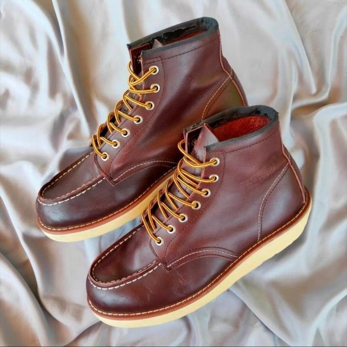 red wing 8875 moc toe boot shoes sepatu boots pria safety redwing shoes
