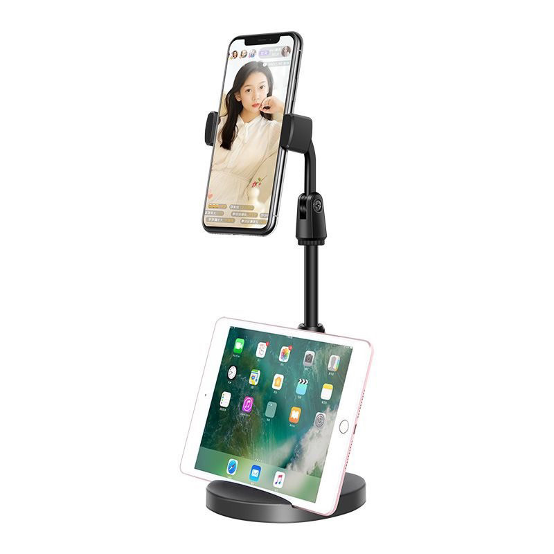 (GTT) TRIPOD HP TINGGI / STAND HP TINGGI / HANDPHONE HOLDER STAND HP PUTAR 360 PENYANGGA BROADCASTIN