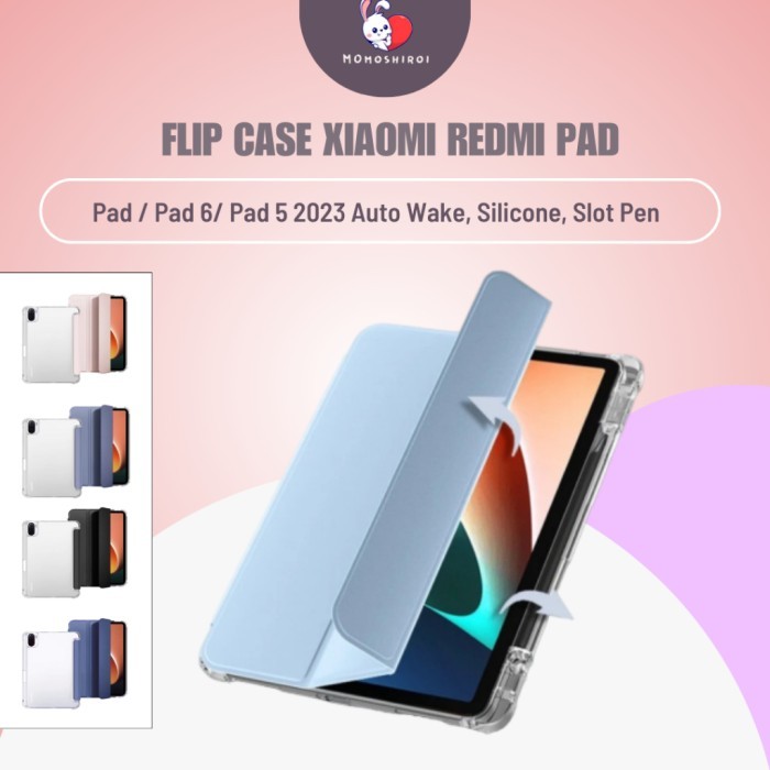 Case Xiaomi Redmi Pad SE 8.7 Inch 2025 Mi Silikon Flip Smart Cover Casing Soft Softcase Silicone Ben