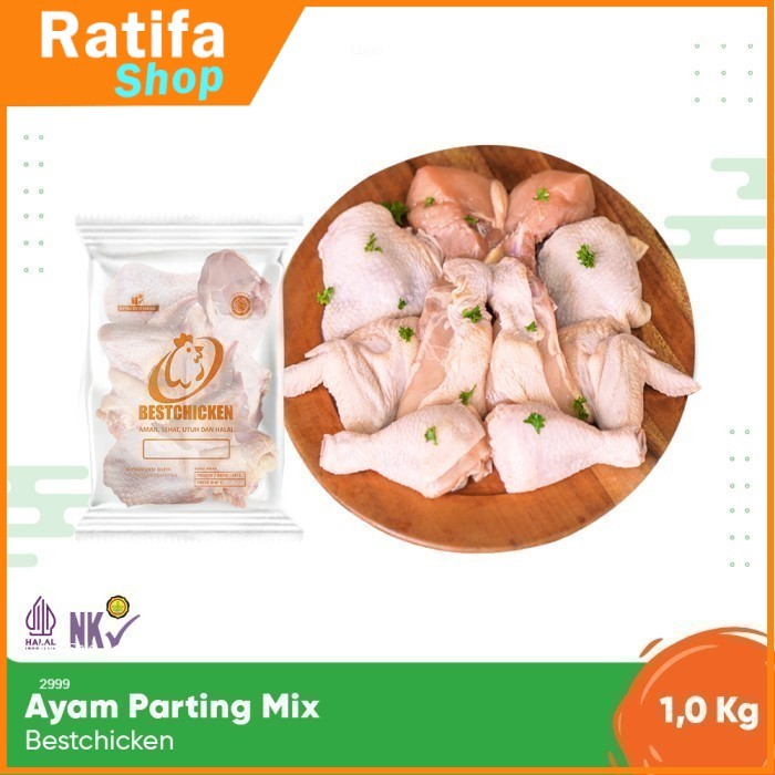 

Bestchicken Daging Ayam Potongan Campur 1 Kg / Cut Up 1000 gr