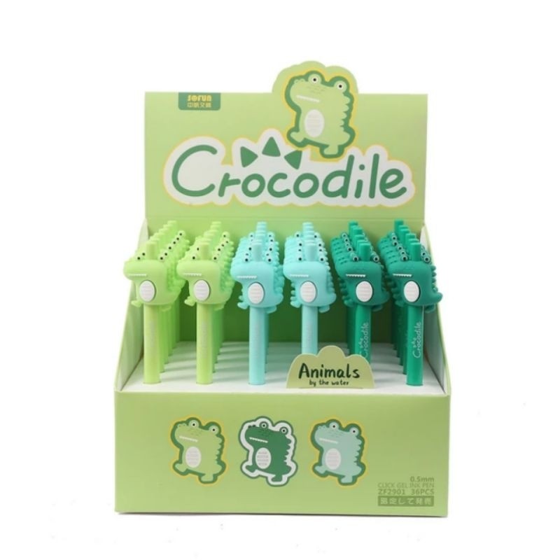 

SOFUN MECHANICAL PENCIL ZF2901-5 / Pensil Mekanik Fancy Karakter Motif Buaya Lucu