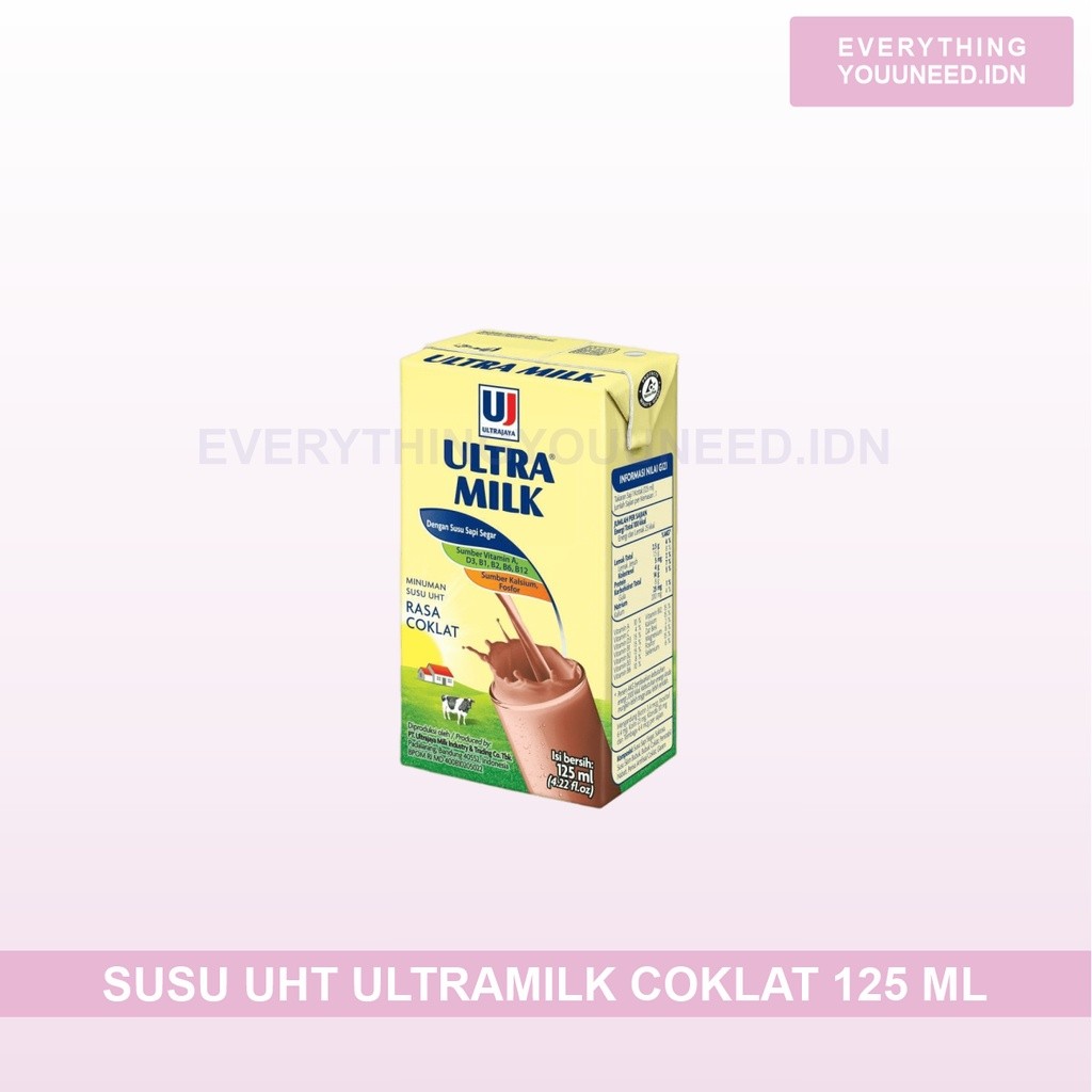 

Susu UHT Ultra Milk Coklat 125ml