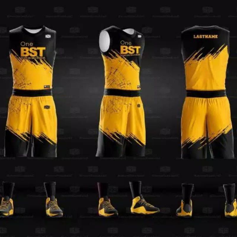 Jersey / Kaos / baju olahraga Basket Full Printing custom desain bebas