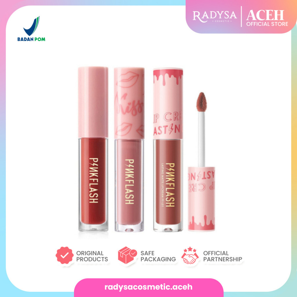 𝐑𝐀𝐃𝐘𝐒𝐀 - PINKFLASH Matte Lipstik | Pinkflash Lipstik Matte