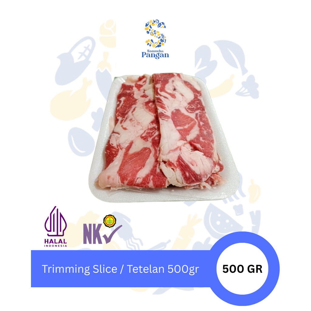 

Trimming Slice Yoshinoya / Tetelan Daging Sapi Sliced 500 gr