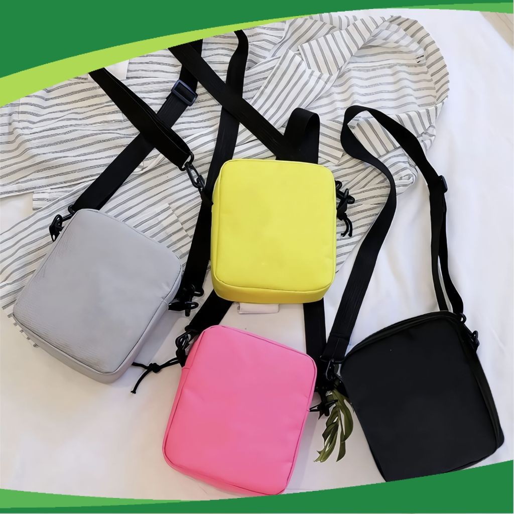 KL Tas Selempang Polos Anak Laki laki dan Perempuan Fashion Kids 07