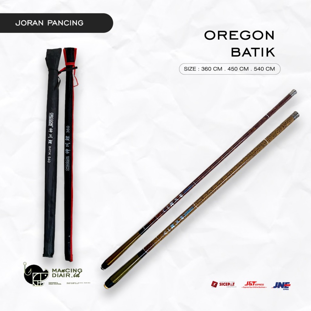Joran Tegek (Carbon) Oregon Batik || 360.450.540