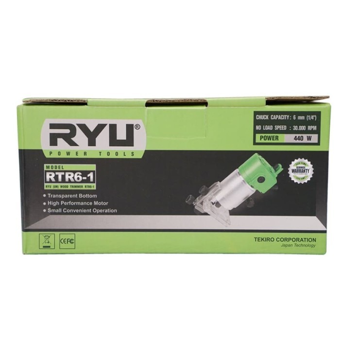 Mesin Trimmer Mini Router RYU RTR 6-1 Wood Trimmer Profil Kayu Trimmer Kayu Pola