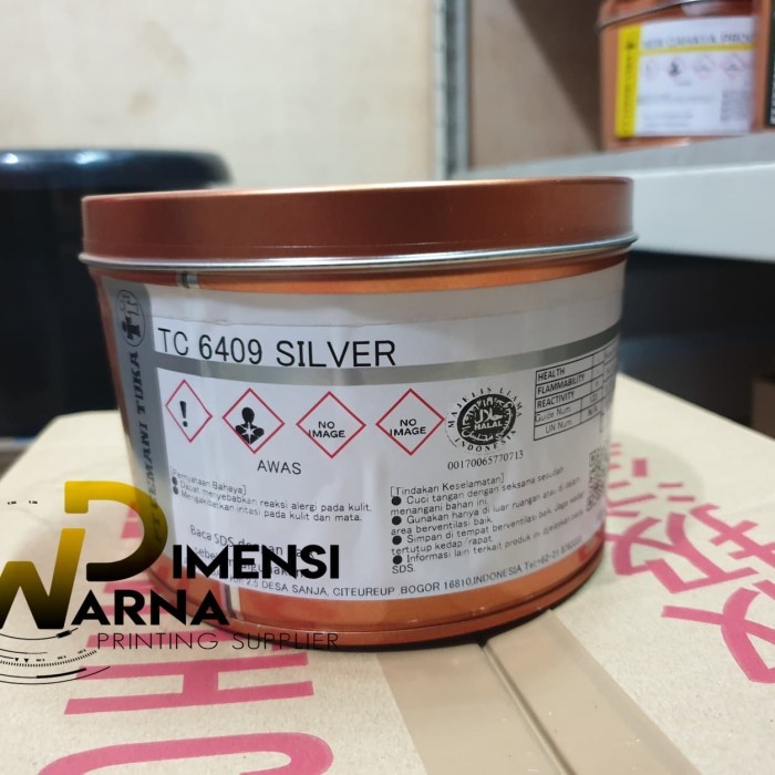 

[Promo]Terjangkau Tinta Offset Cemani Toka - TC 6409 Silver
