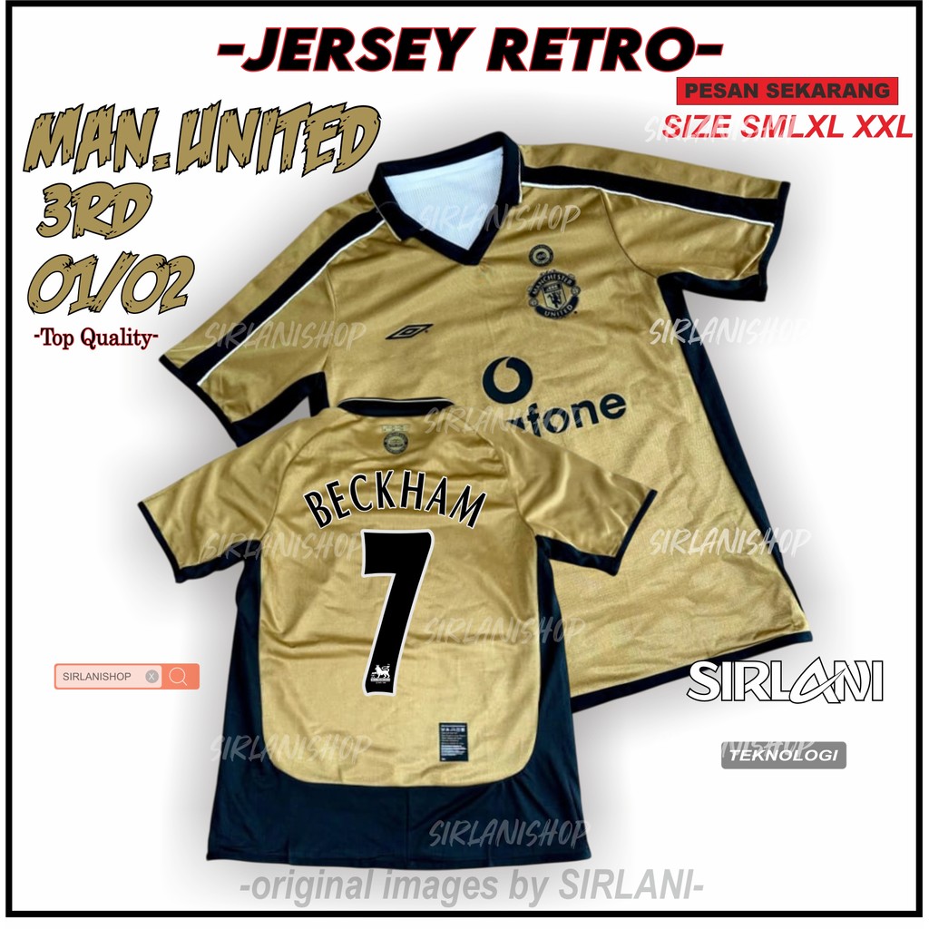 RETRO MU AWAY 3rd 2001 2002 BOLAK BALIK JERSEY VINTAGE M4N.UN1TED AWAY 3rd 01 02 REVERSIBLE
