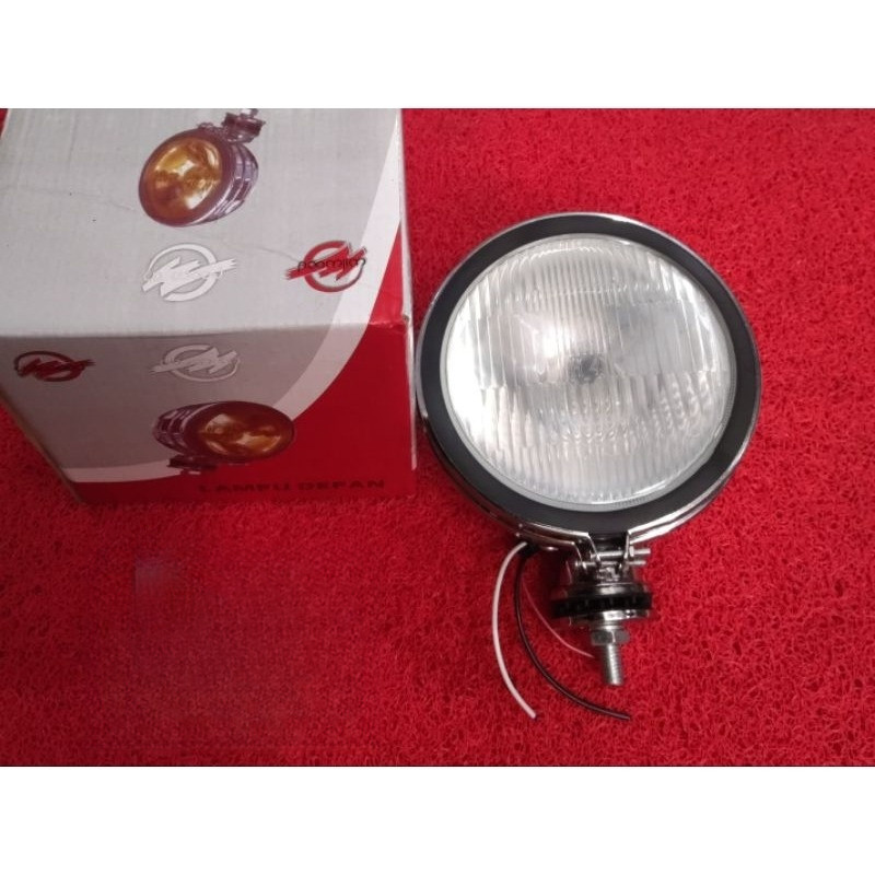 Reflektor bulat BIG 615 wilwood/lampu sorot jeep buat motor maupun mobil