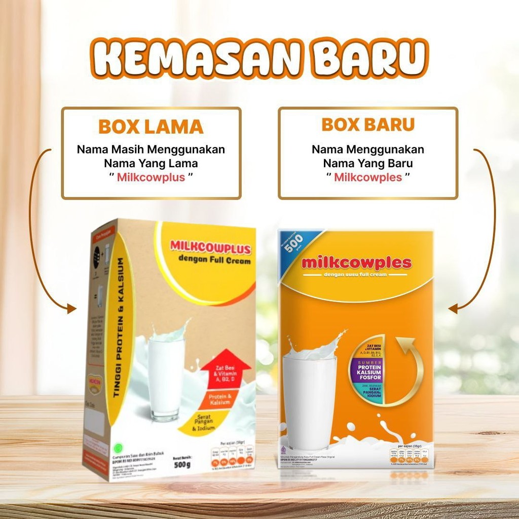 

MilkcowPles fullcream original 500gr tinggi badan plus gemuk badan