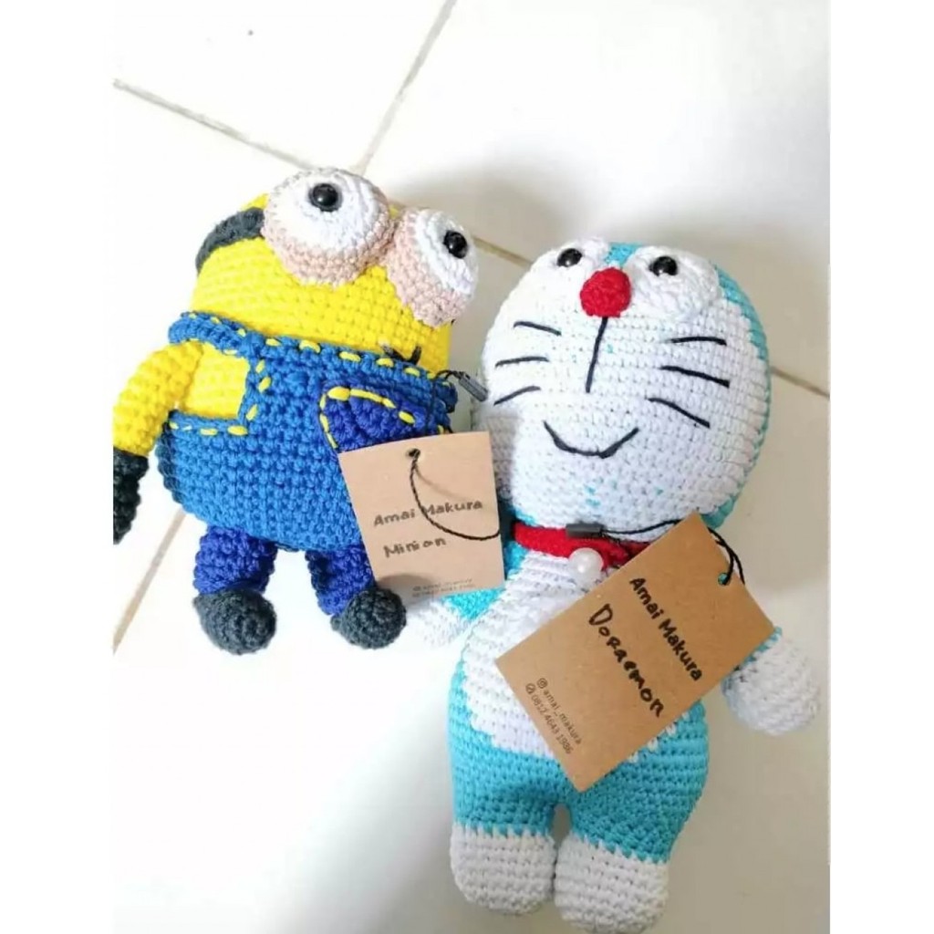 minion amigurumi doll by amaimakura