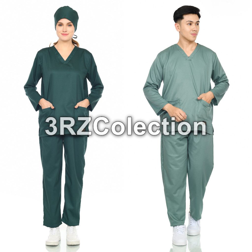 B3 Baju OK Medis - Seragam Scrub Dokter & Perawat Premium - Bahan Toyobo