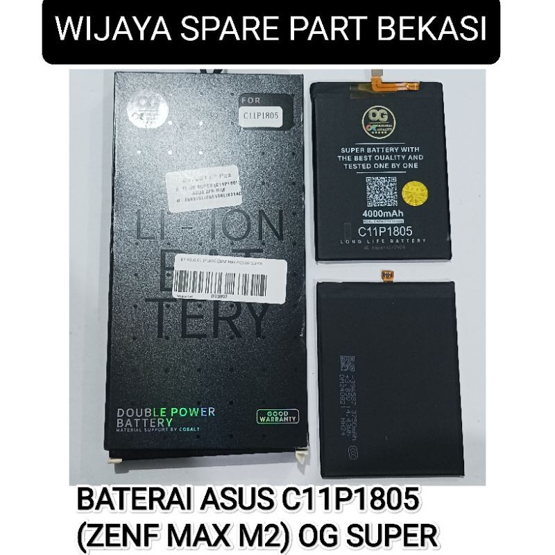 BATERAI ASUS C11P1805 ( ZENFONE MAX M2) OG SUPER