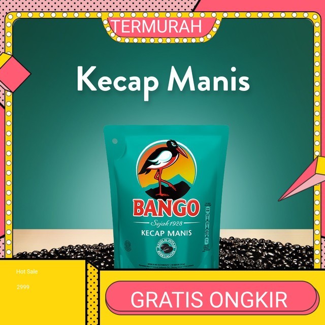 

Bango Kecap Manis Pouch Flatpack 290g/210Ml
