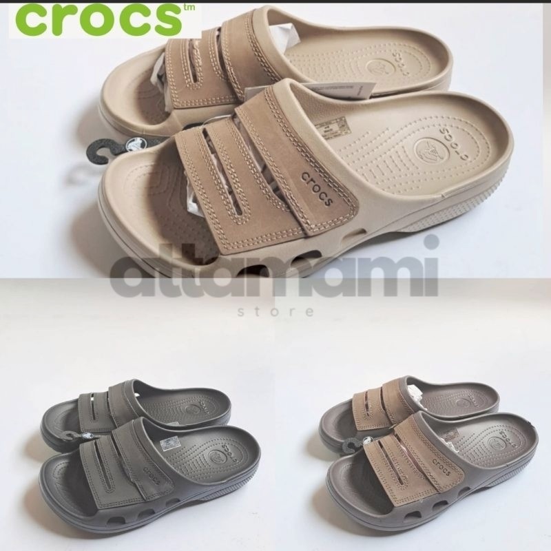 Sandal Crocs Yukon mesa slide 2 man /crocs yukon mesa slide 2 /sandal pria crocs yukon