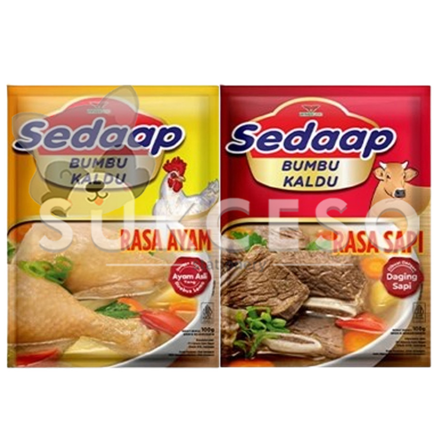 

SEDAAP Bumbu Kaldu Ayam / Sapi Sachet Besar 100gr / 250gr Murah
