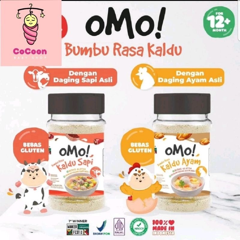 Perasa Makanan Bayi Bumbu Bayi Omo Kaldu Sapi Ayam 50 gr