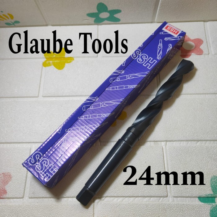 24 mm Mata Bor Besi Cones Kones Mata Bor Taper Shank Hss Twist Drill 24mm