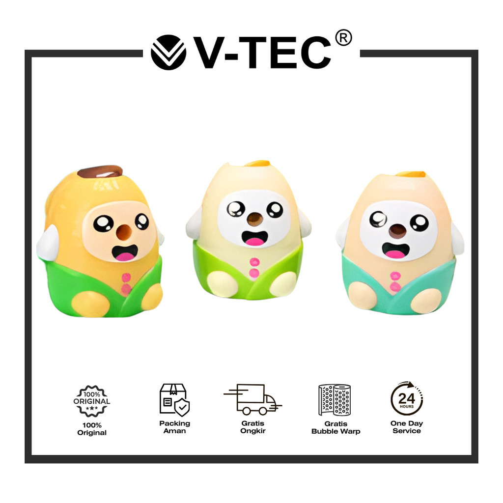 

V-TEC MECHANICAL SHARPENER RAUTAN PENSIL KARAKTER CORN MS 9300 PCS