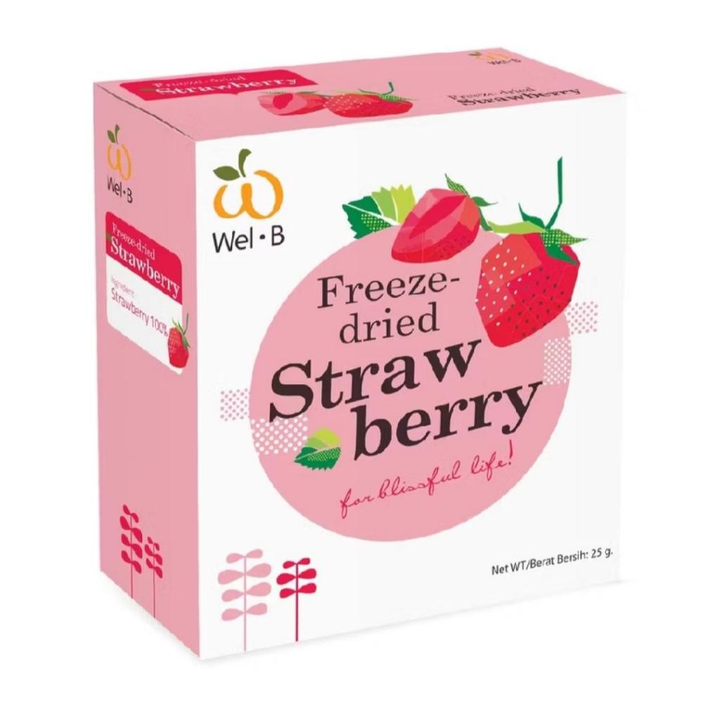 

WEL-B - FREEZE DRIED STRAWBERRY 25GR