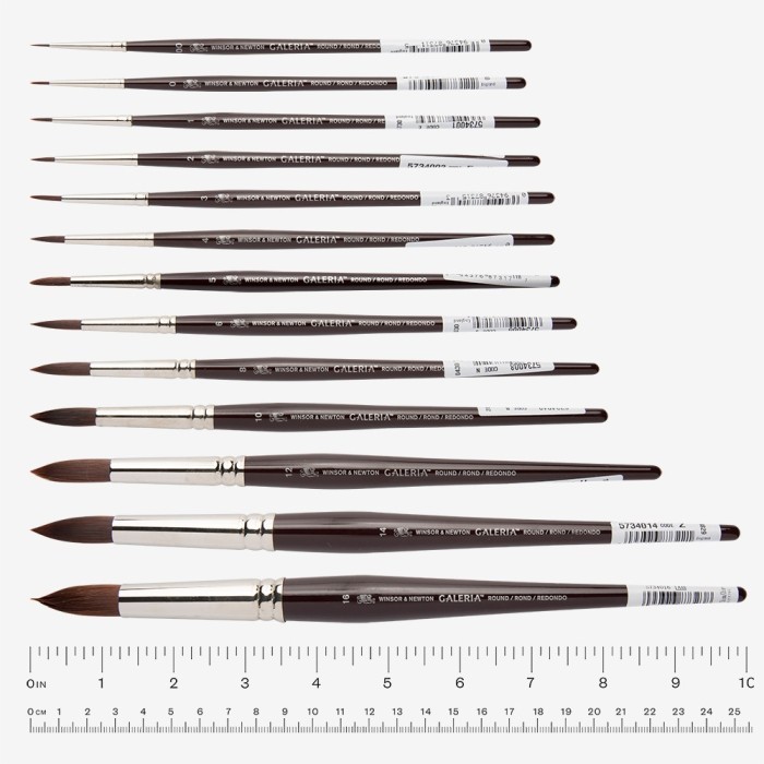 

promo -Kuas Lukis Winsor & Newton Galeria Acrylic Round Brush Short Handle - No. 00