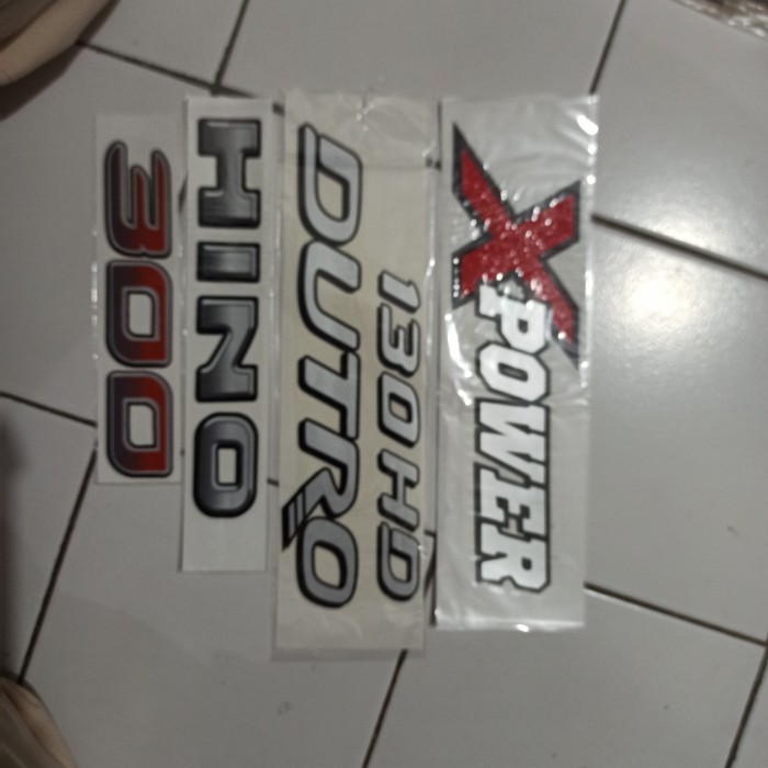Stiker Hino 300 130Hd Dutro X Power
