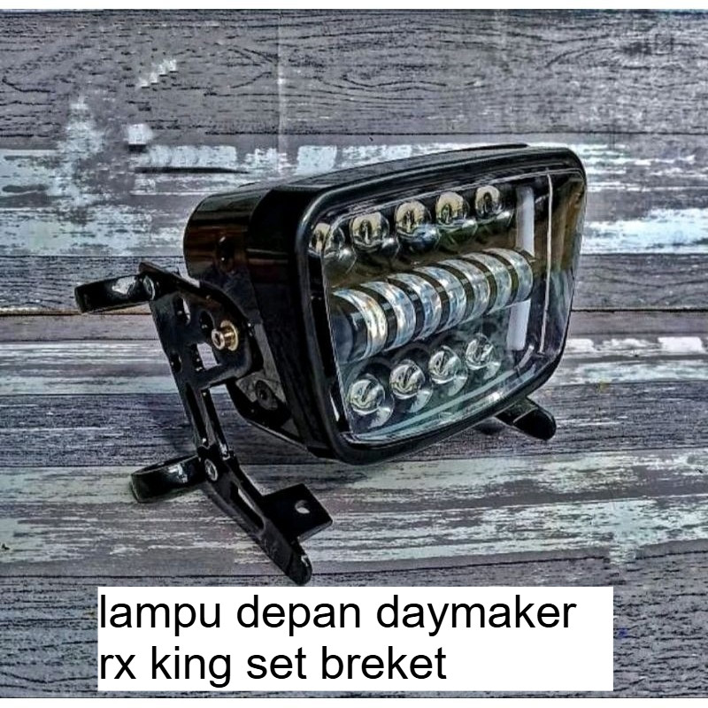 headlamp lampu depan daymaker rx king as honda ninja 2002 byson 16 LED set kupingan B-PRO