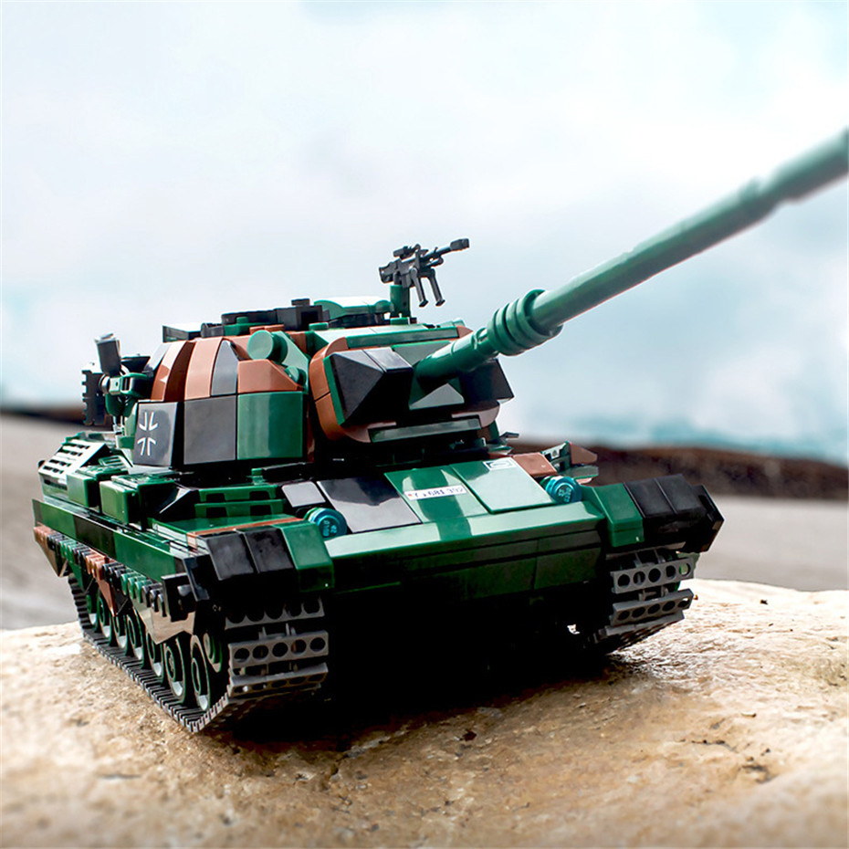 New Xingbao Germany Military Panzer Sets Series 1145pcs Classic Leopard 1 Main Battle Tank Model Bui