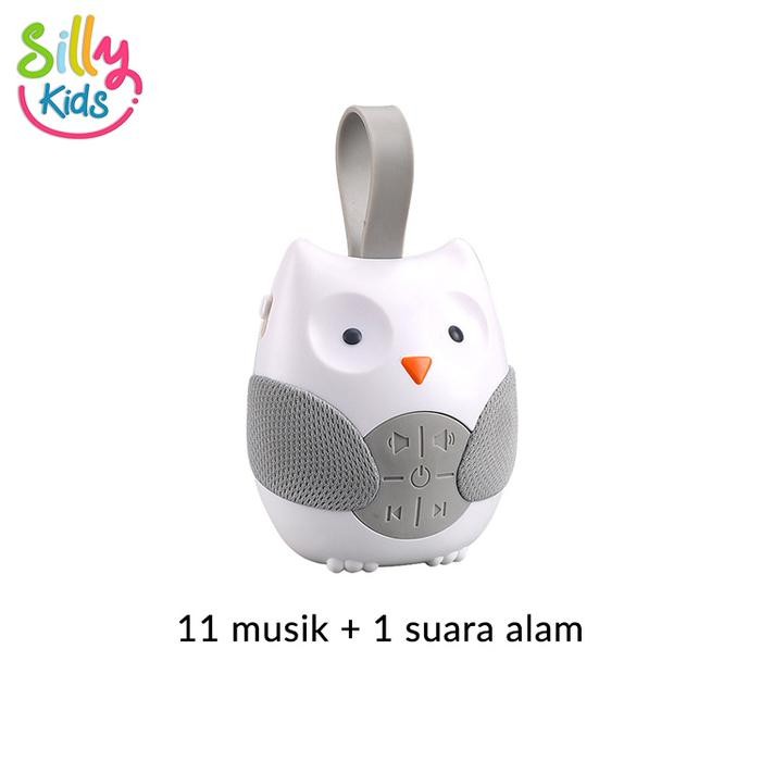 Owl Baby Soother Lullaby White Noise Portable / Speaker Lagu Bayi / Musik Tidur Baby Music Toys - ow