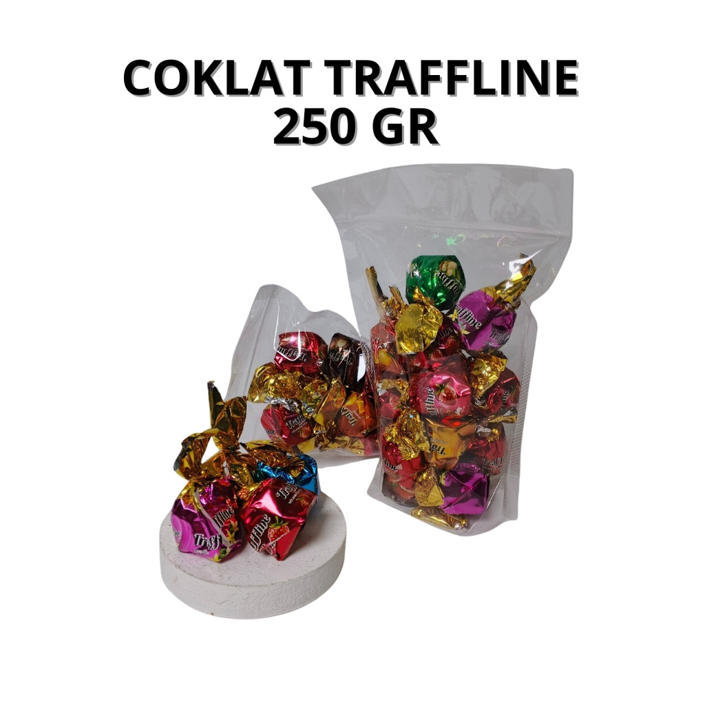 

COKLAT TRAFFLINE MIX 4 RASA ORIGINAL TURKI OLEH OLEH HAJI UMROH 1kg/2kg
