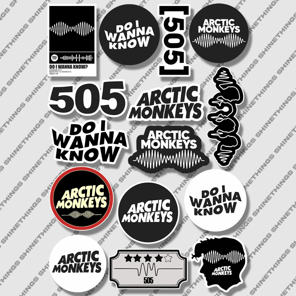 

Stiker band artic monkeys || Sticker aesthetic helm tumbler case hp laptop