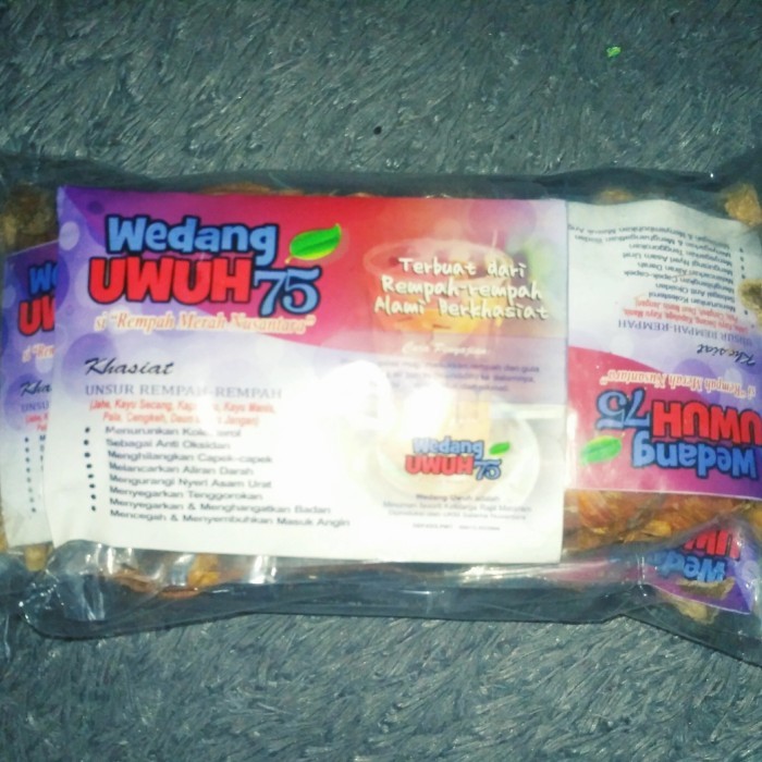 

Wedang Uwuh75 1 pack isi 5 sachet