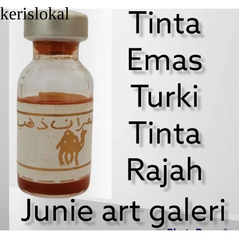 MINYAK TINTA EMAS UNTUK MENULIS RJAH / TINTA EMAS TURKI CAP ONTA KL8