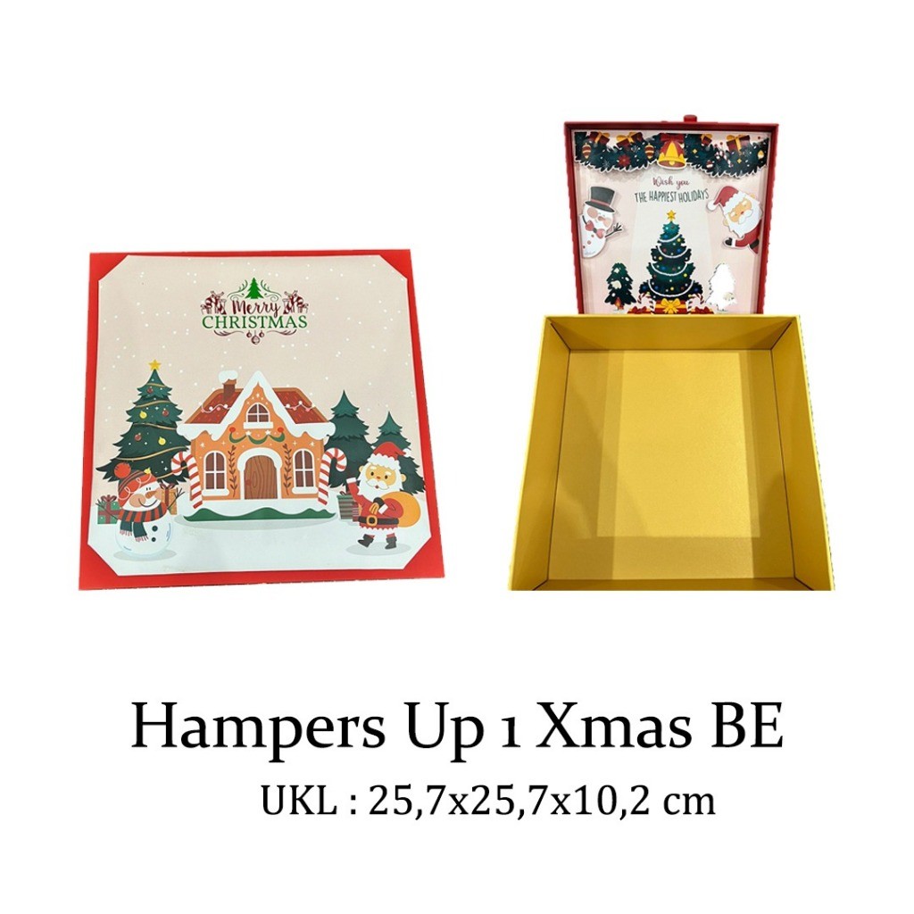 

Box Hampers Up 1 Xmas BE sz 25.7 x 25.7 x 10.2 cm