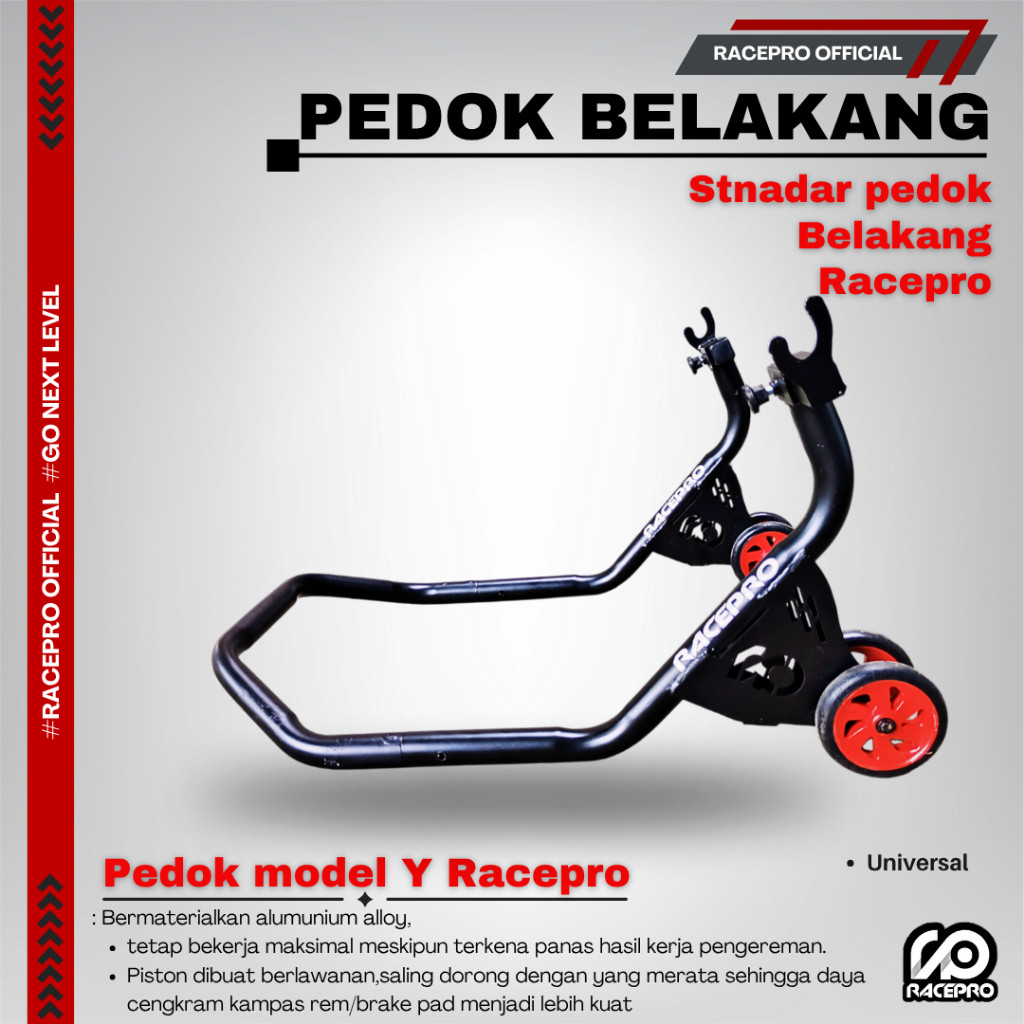 PEDOK BELAKANG Y RACEPRO PADDOCK MOTOR RACING BALAP RACEPRO PADDOCK BELAKANG UNIVERSAL r15 zx25r cbr