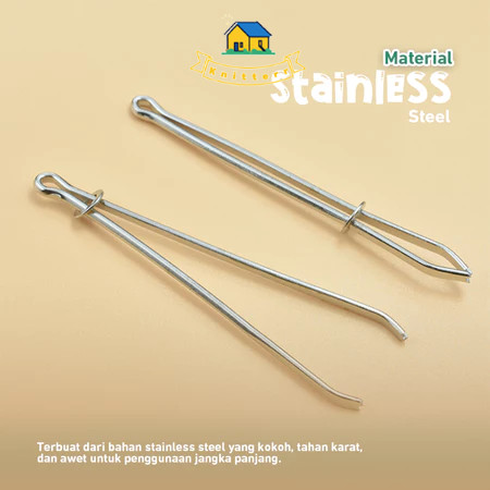 Pinset Alat Bantu Pasang Karet Celana / Alat Pasang Karet Menjahit Jahit Jepit Karet  Knitterr