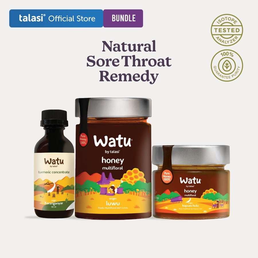 

SALE Sore Throat Remedy - Luwu, Kapuas Hulu & Turmeric Concentrate, Watu by Talasi