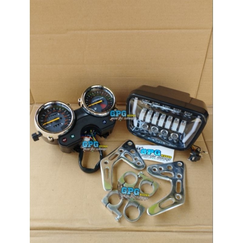 PAKET LAMPU DAYMAKER KOTAK OVAL | LAMPU DAYMAKER SET SPEEDOMETER RX KING