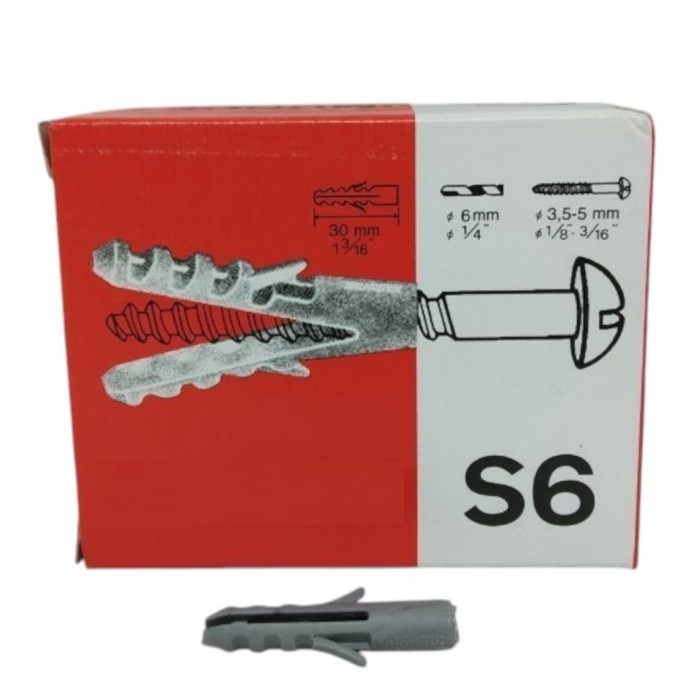 Fisher Viser Piser Fiser Tembok Per Kotak S6 100pcs