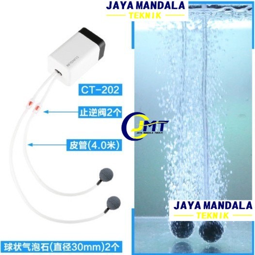 Silent Aerator Pompa Udara Pompa Aquarium Aerator Oksigen Aquarium
