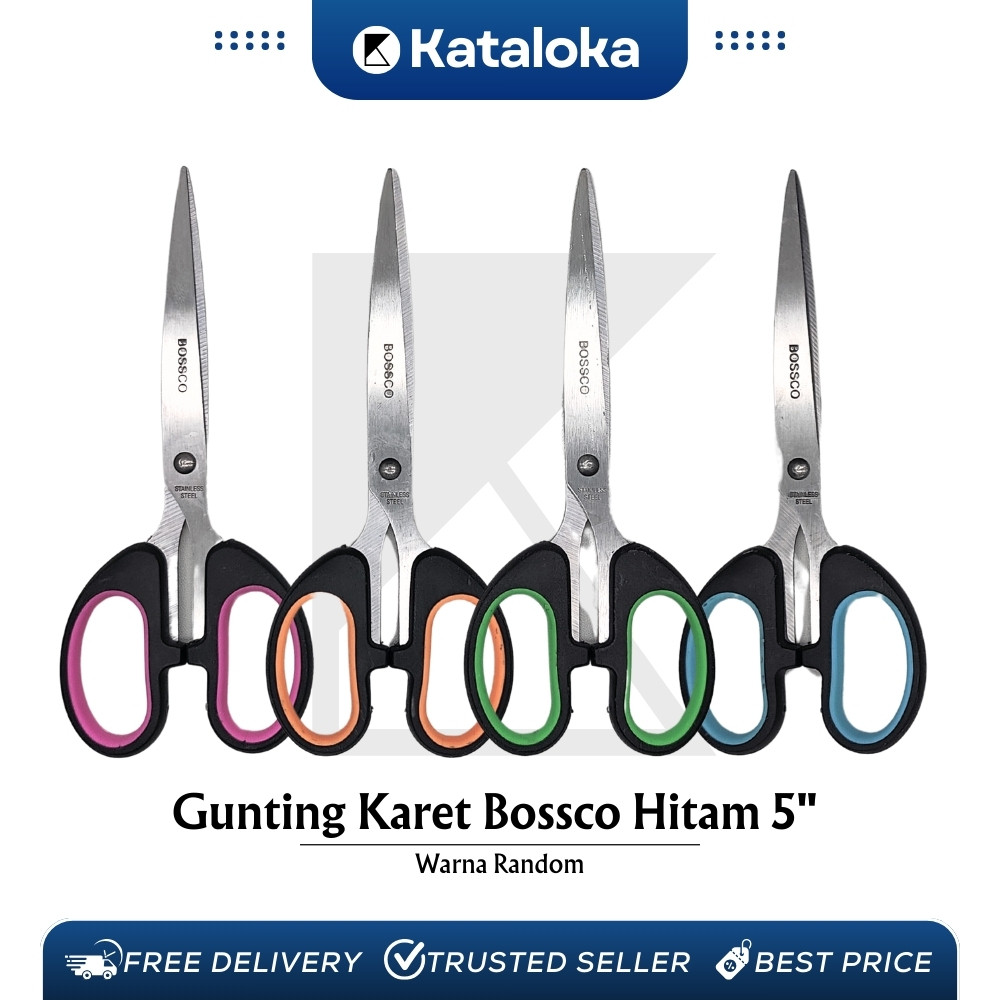 

Gunting Scissors BOSSCO 6.5 inch BC-666 (1 Pcs)