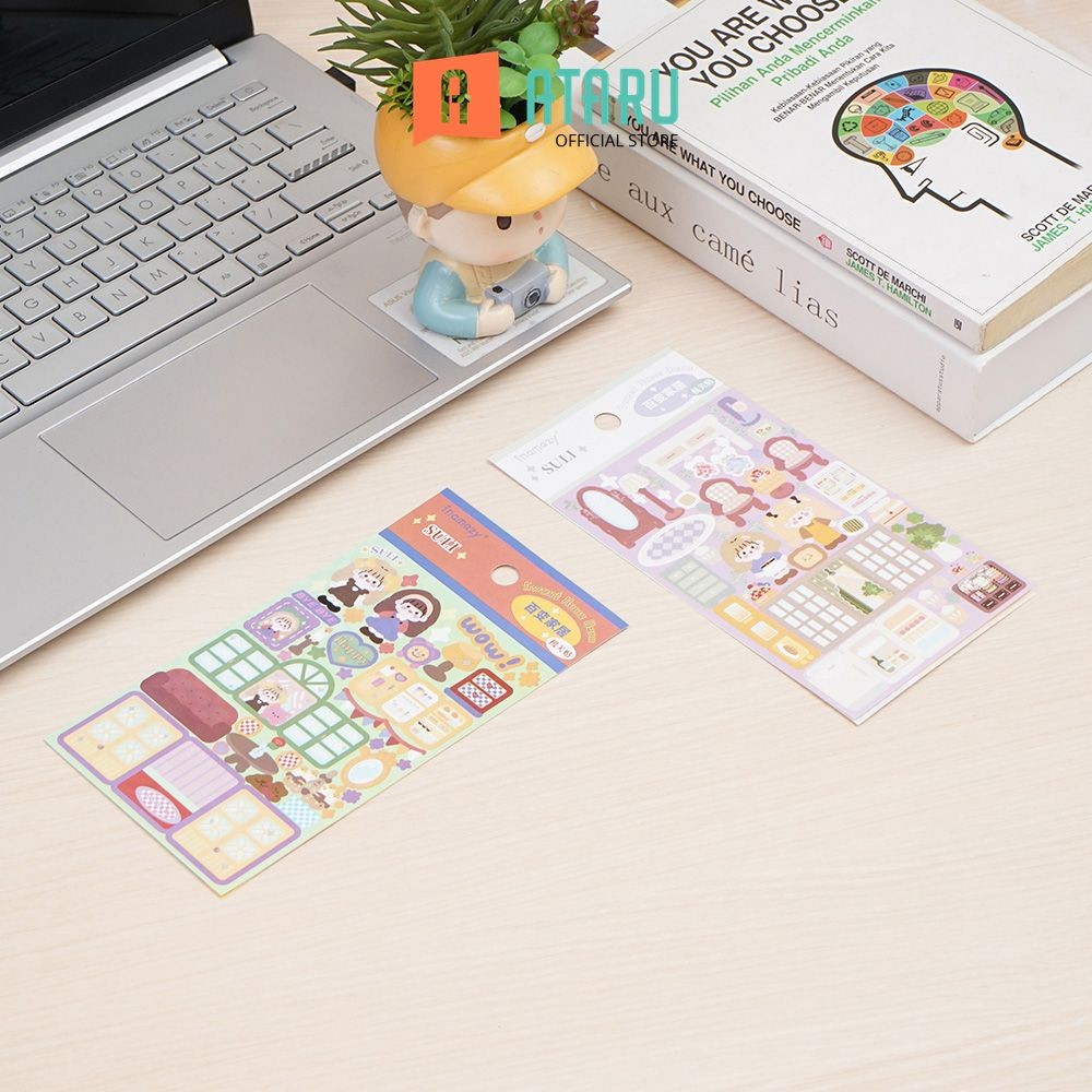 

Ataru Stiker Diy Pop Suli Wswc26-105 Random Stiker Dekoratif Lucu Cute Stickers Deco Sticker Pack Journal Book