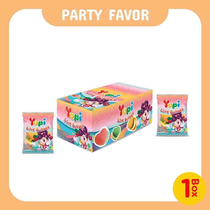 

Yupi Love Burger Display Box - Party Favor