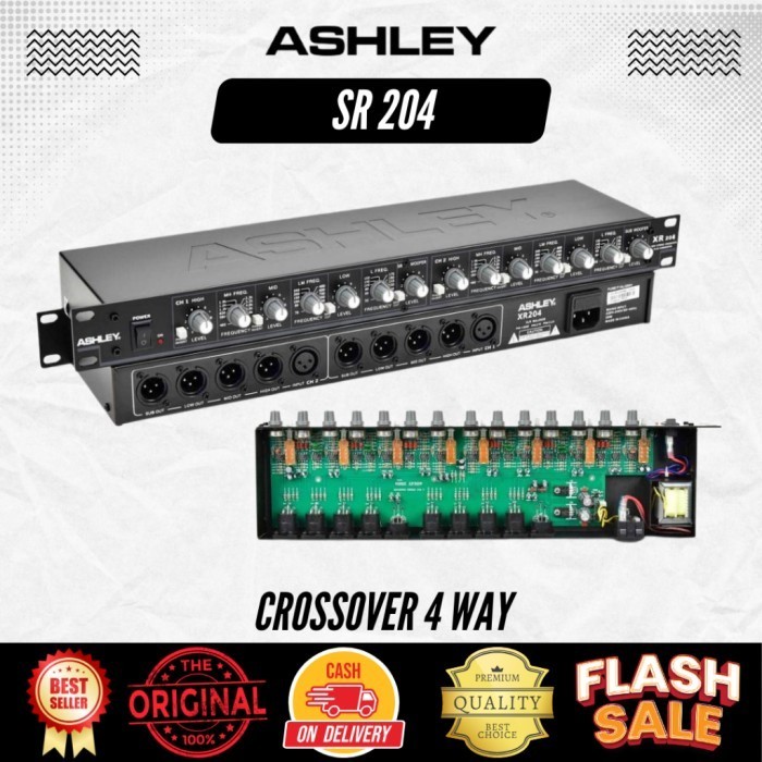 Crossover Ashley 4 Way Ashley Xr204 Original Produk