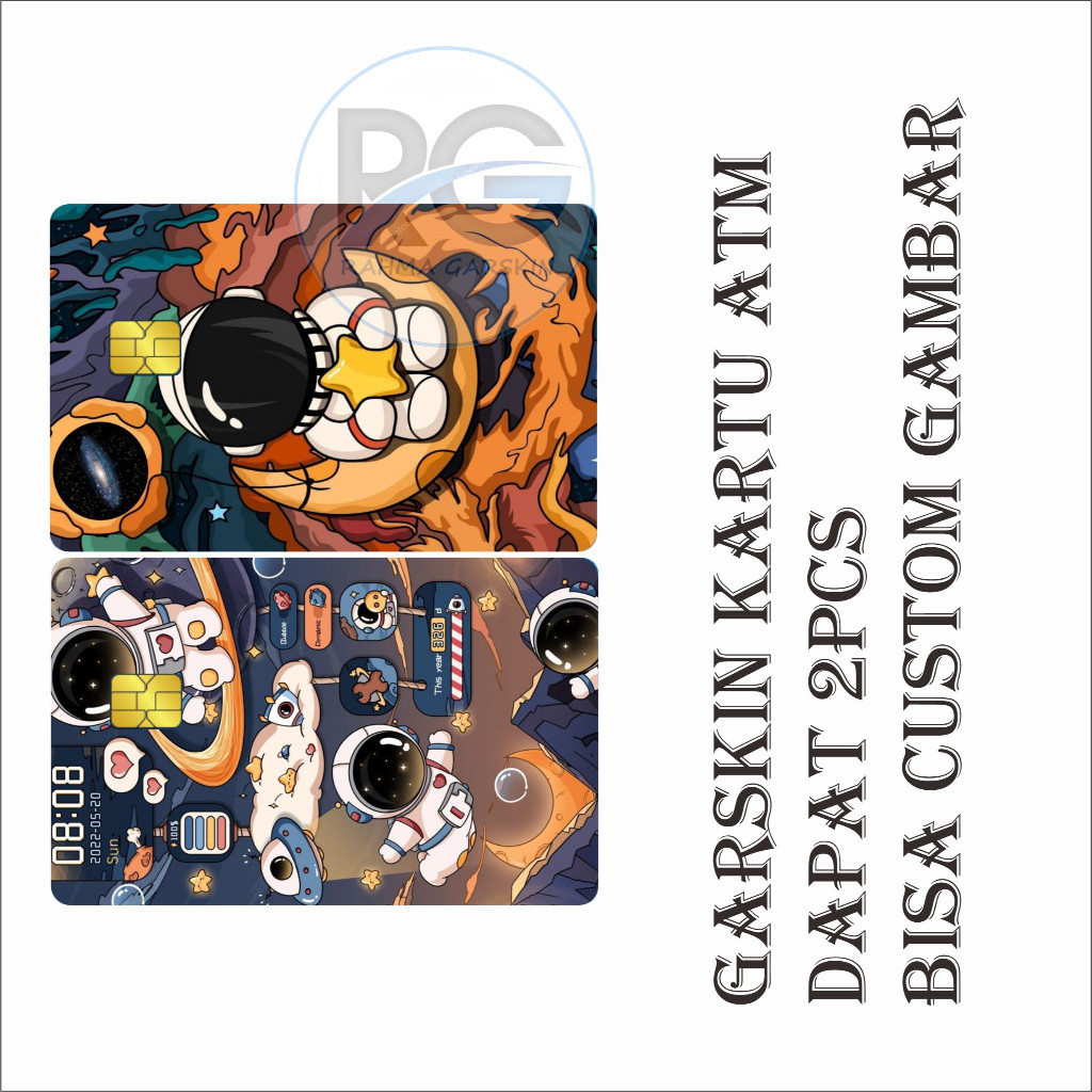 

STIKER KARTU ATM MOTIF ASTRONOT