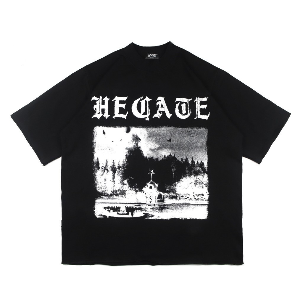 【COD】HECATE - BLACK SUN TEE TSHIRT UNISEX