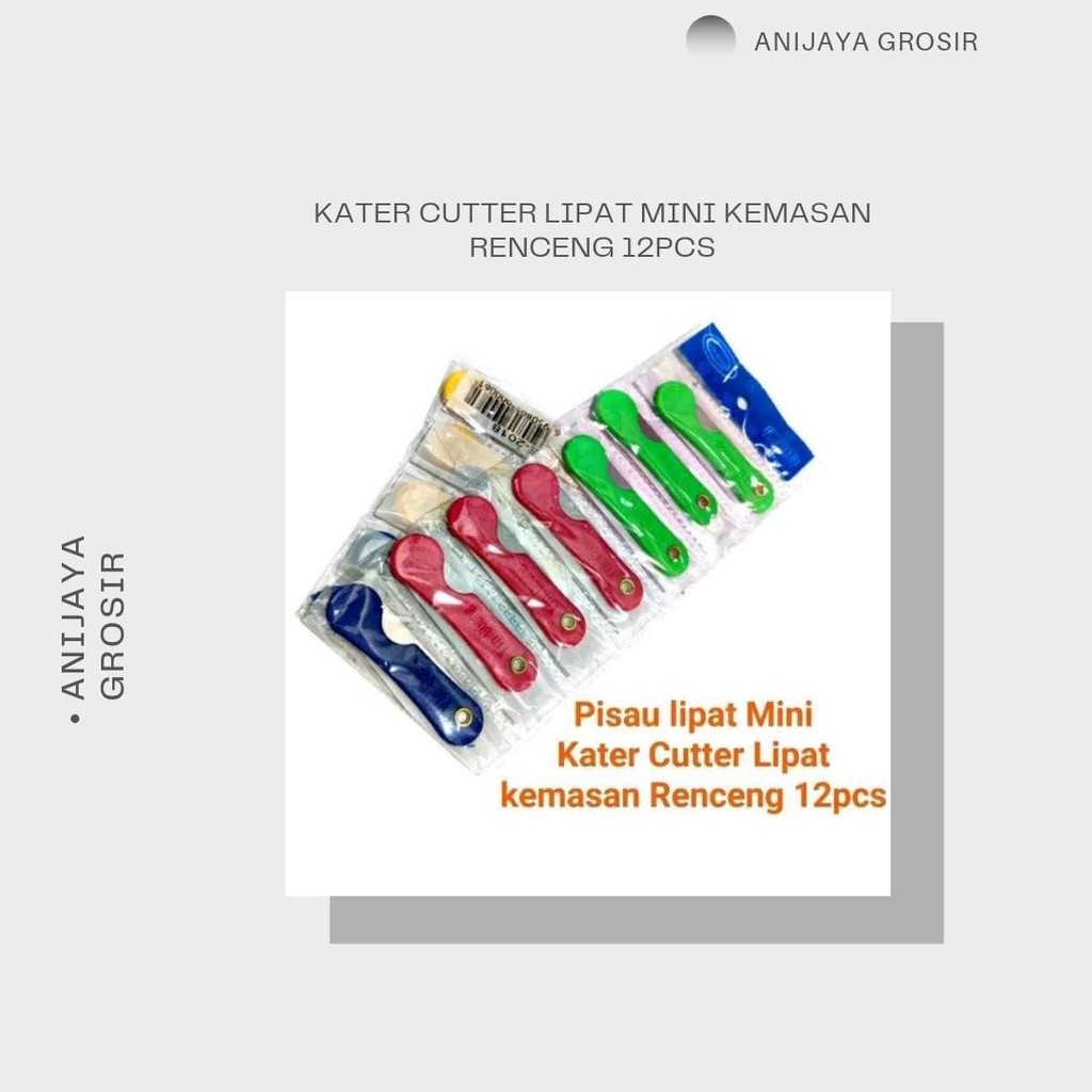

PISAU MINI CUTTER LIPAT MEREK AMANDA (PER PCS)